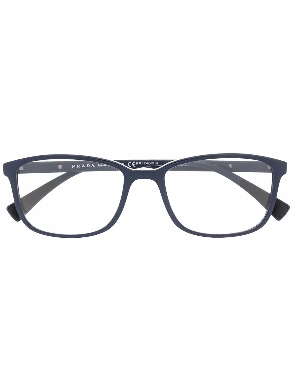 

Prada Eyewear lentes con logo estampado - Azul