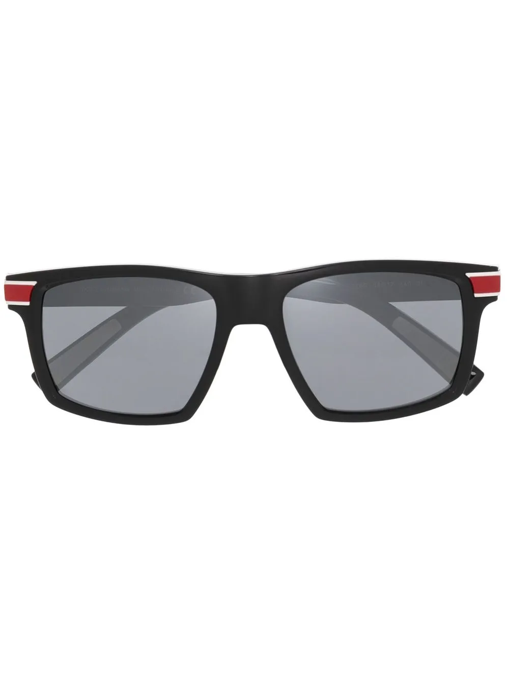 

Dolce & Gabbana Eyewear logo-print arm sunglasses - Black