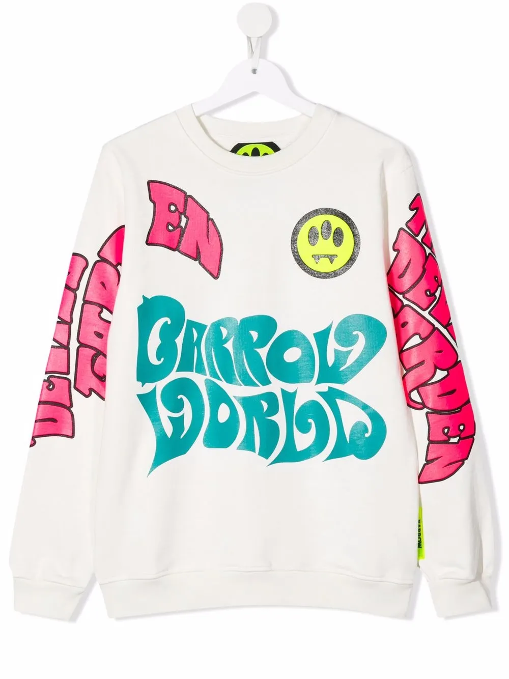 

Barrow kids TEEN graphic-print long-sleeved T-shirt - White