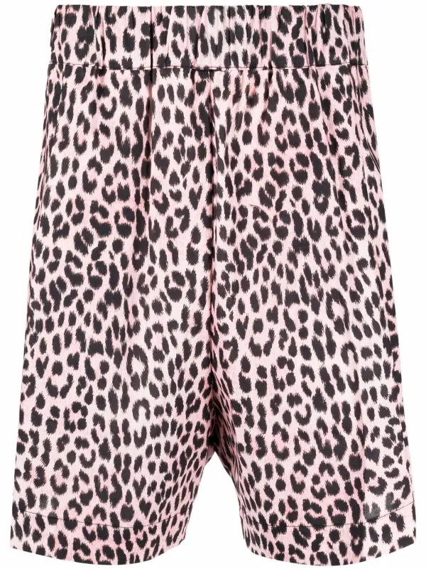 Laneus leopard-print Shorts - Farfetch