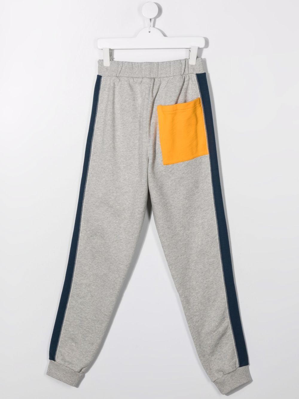 Bellerose TEEN side-stripe track pants - Grey