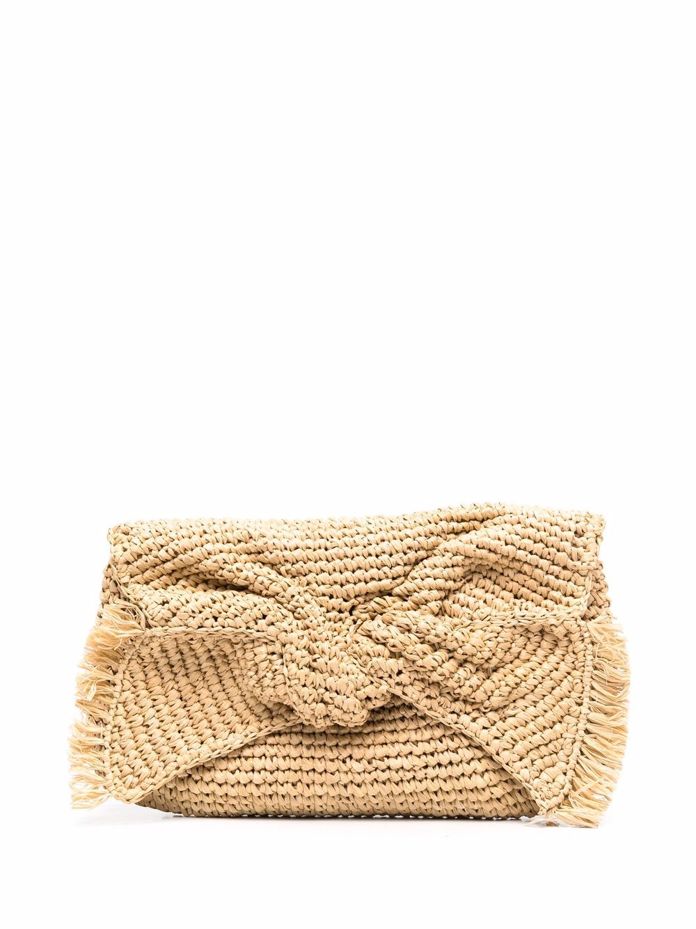 Raffia Straw Clutch Bag