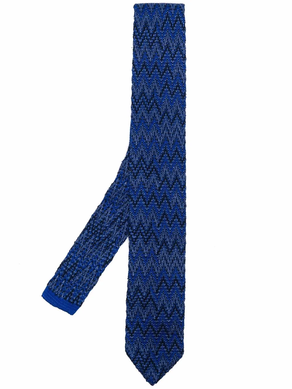 

Missoni corbata con diseño entretejido - Azul