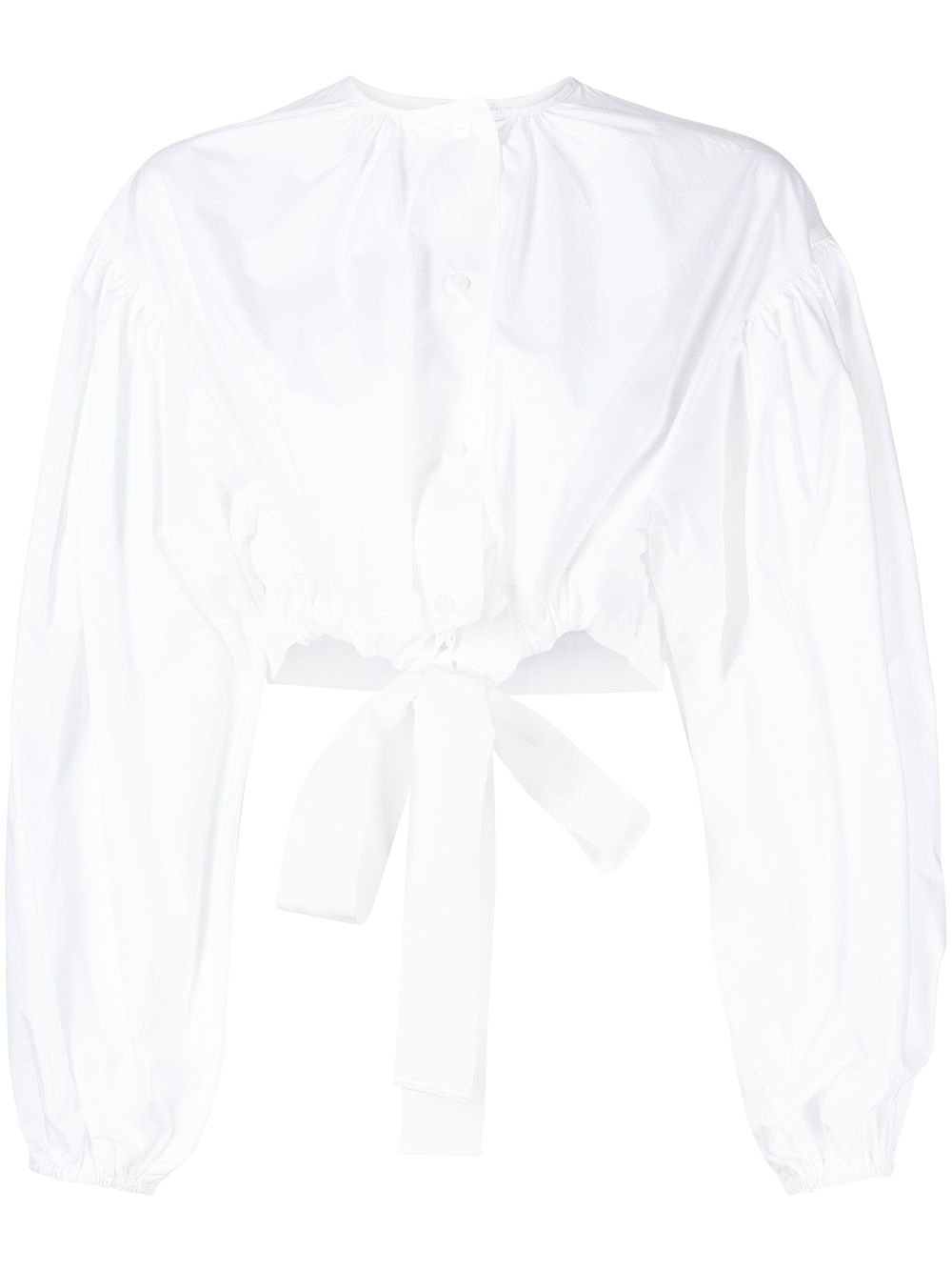 

Patou cropped button-up blouse - White