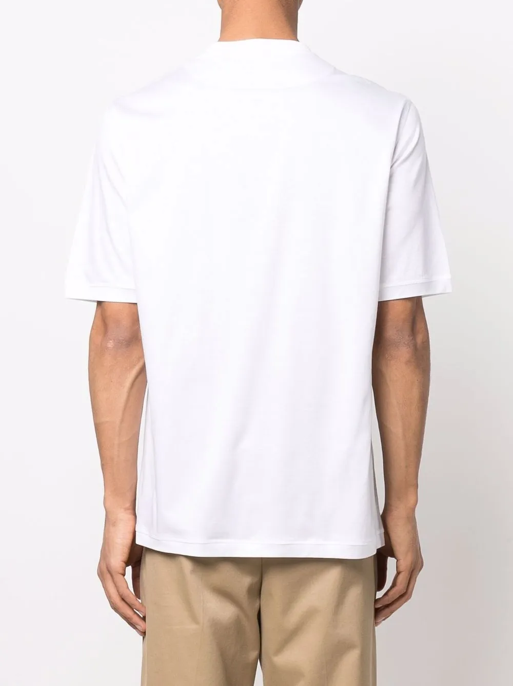 KITON SHORT-SLEEVE COTTON T-SHIRT 