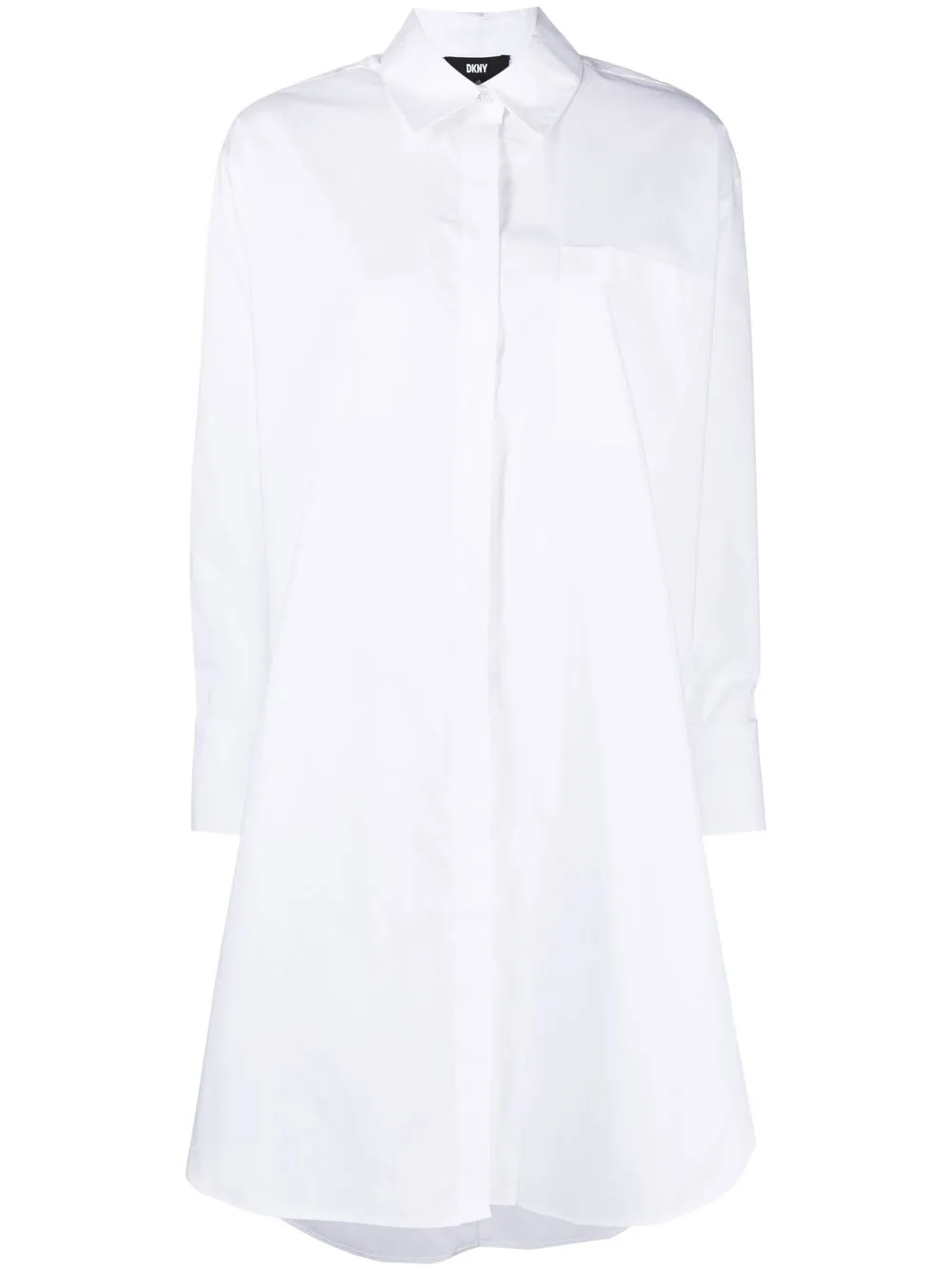 

DKNY camisa larga - Blanco