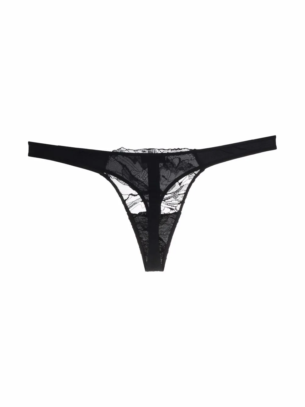 La Perla Slip met kanten detail - Zwart