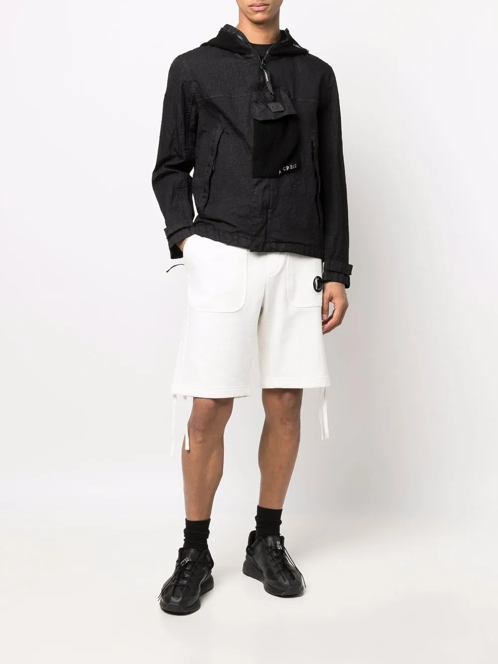 C.P. Company logo-patch track shorts | Track & Running Shorts | Image 2
