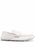 Marsèll almond-toe leather loafers - White