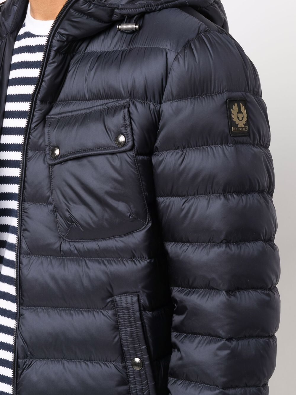 фото Belstaff hooded padded jacket