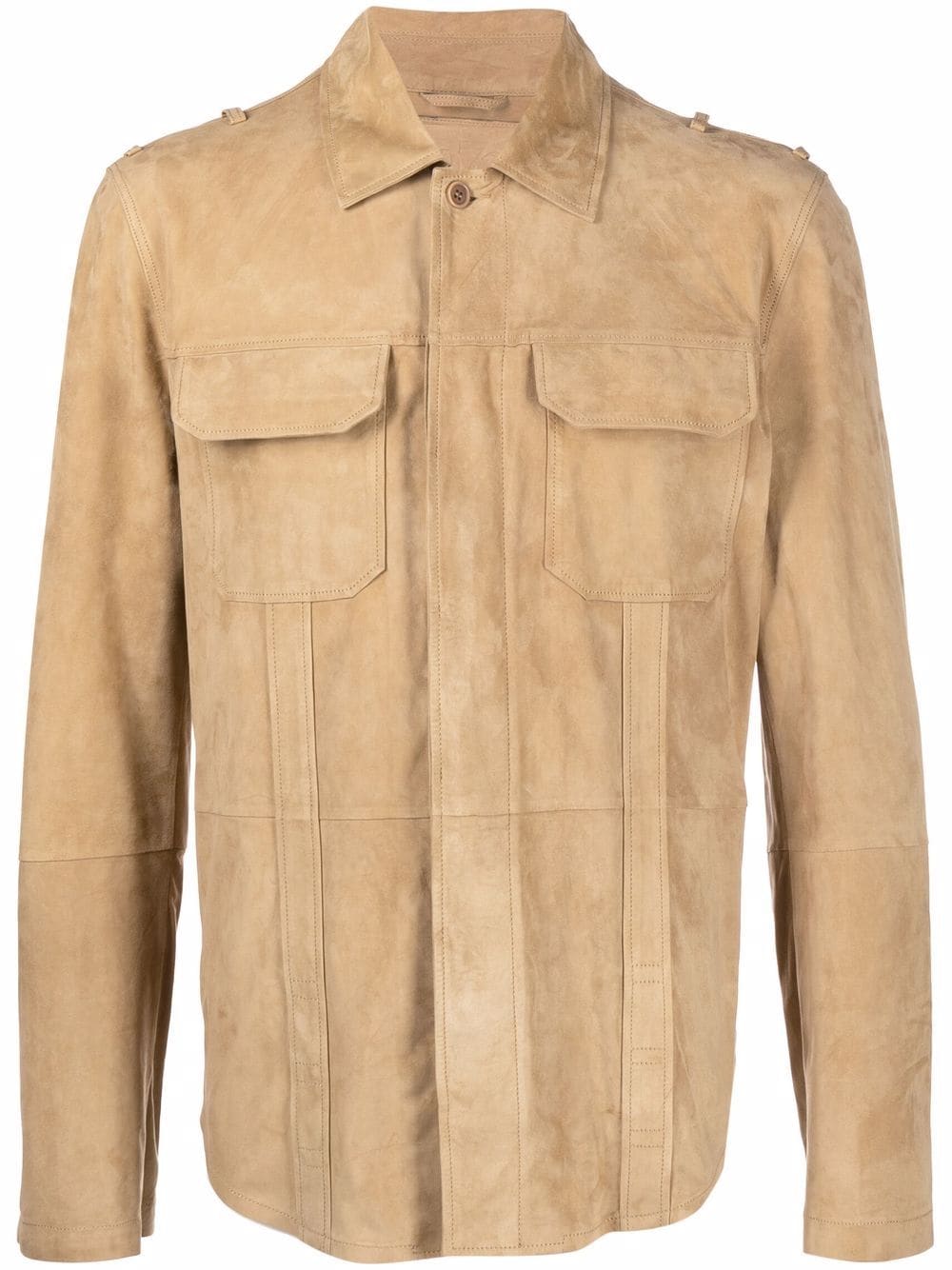 фото Desa collection button-up suede overshirt