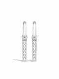 Pragnell 18kt white gold RockChic diamond earrings - Silver