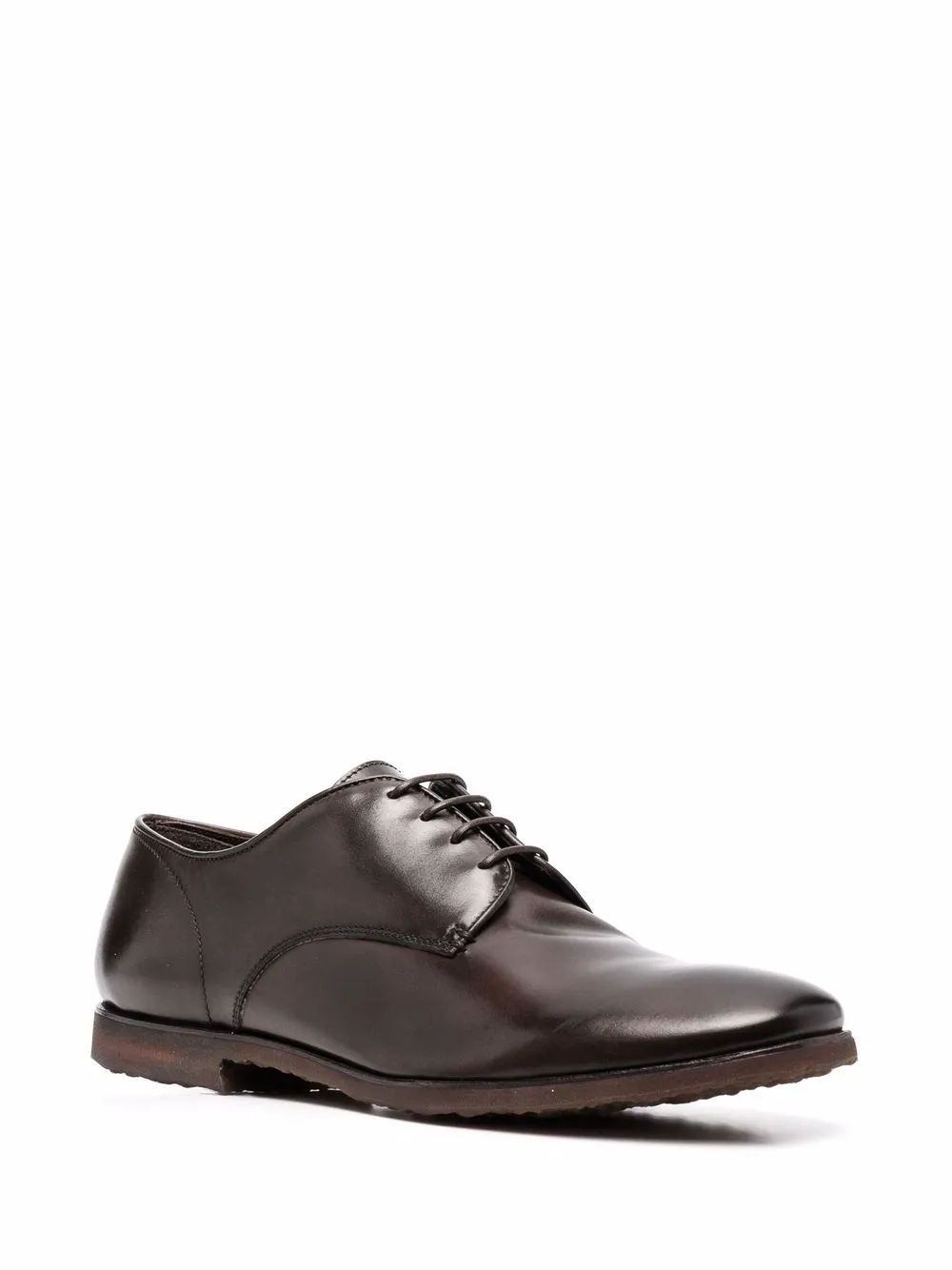 Premiata Leren derby veterschoenen - Bruin
