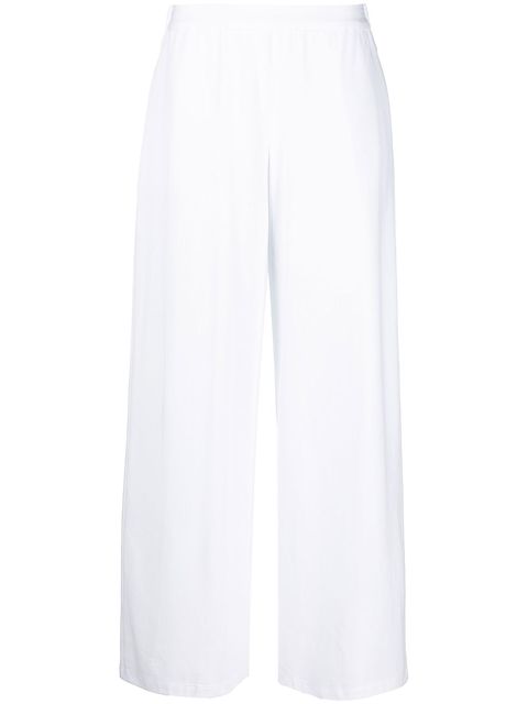 Stefano Mortari Taillenhose mit weitem Bein
