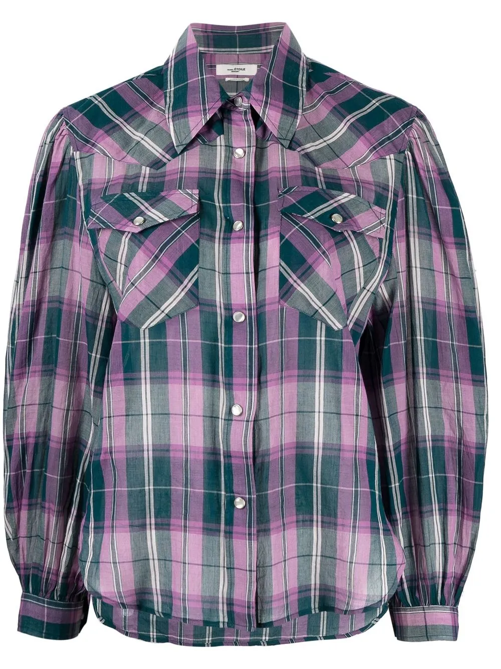 

Isabel Marant Étoile Bethany plaid shirt - Blue