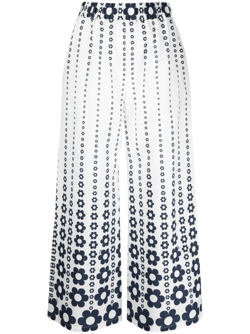 Vivetta укороченные брюки с цветочным принтом