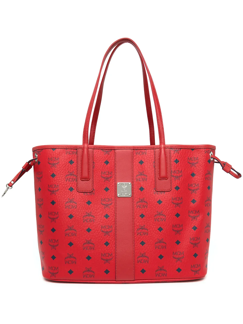 

MCM tote Liz mediana con diseño reversible - Rojo