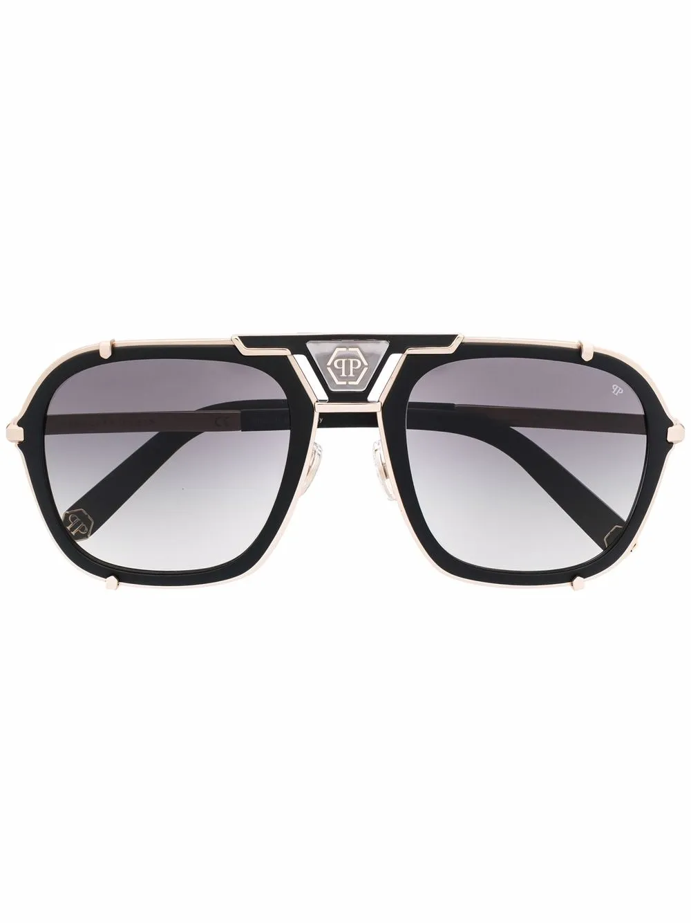 

Philipp Plein Eyewear Signature pilot sunglasses - Gold