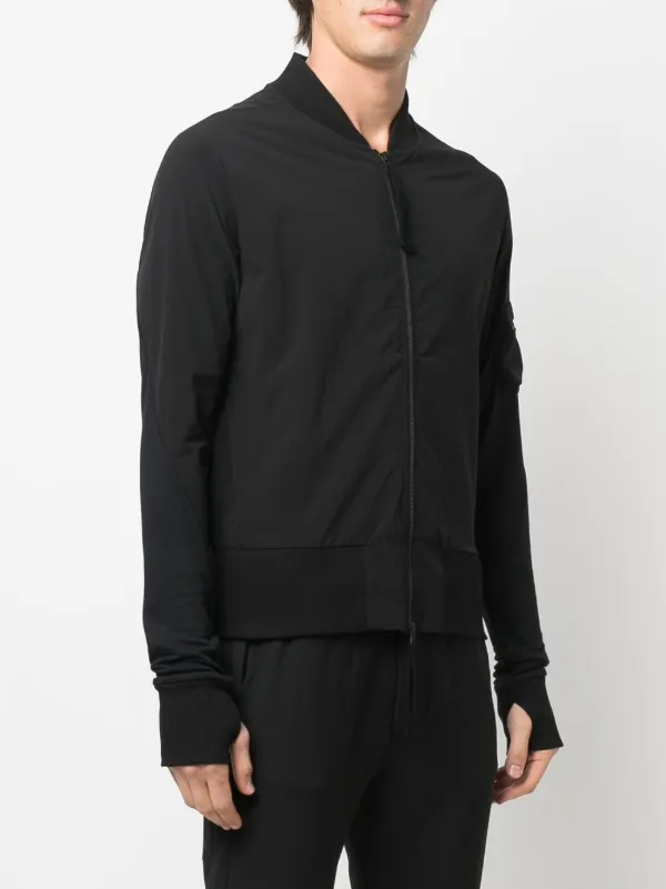 Shop Thom Krom zipped bomber jacket 
