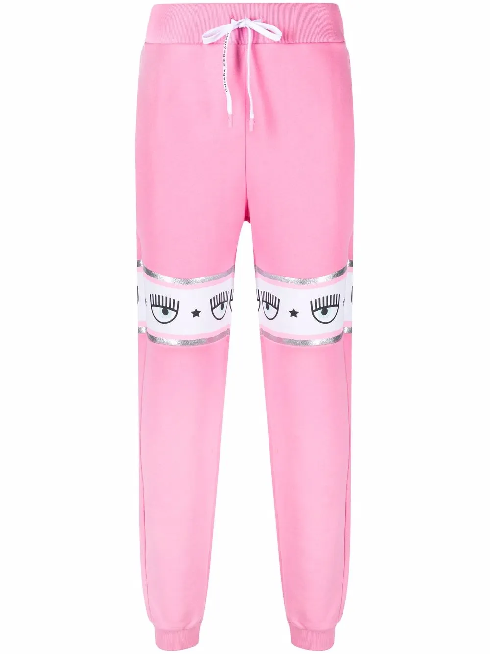 

Chiara Ferragni pantalones de chándal Eyelike con panel - Rosado
