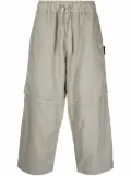 Stone Island Shadow Project cropped-leg trousers - Green