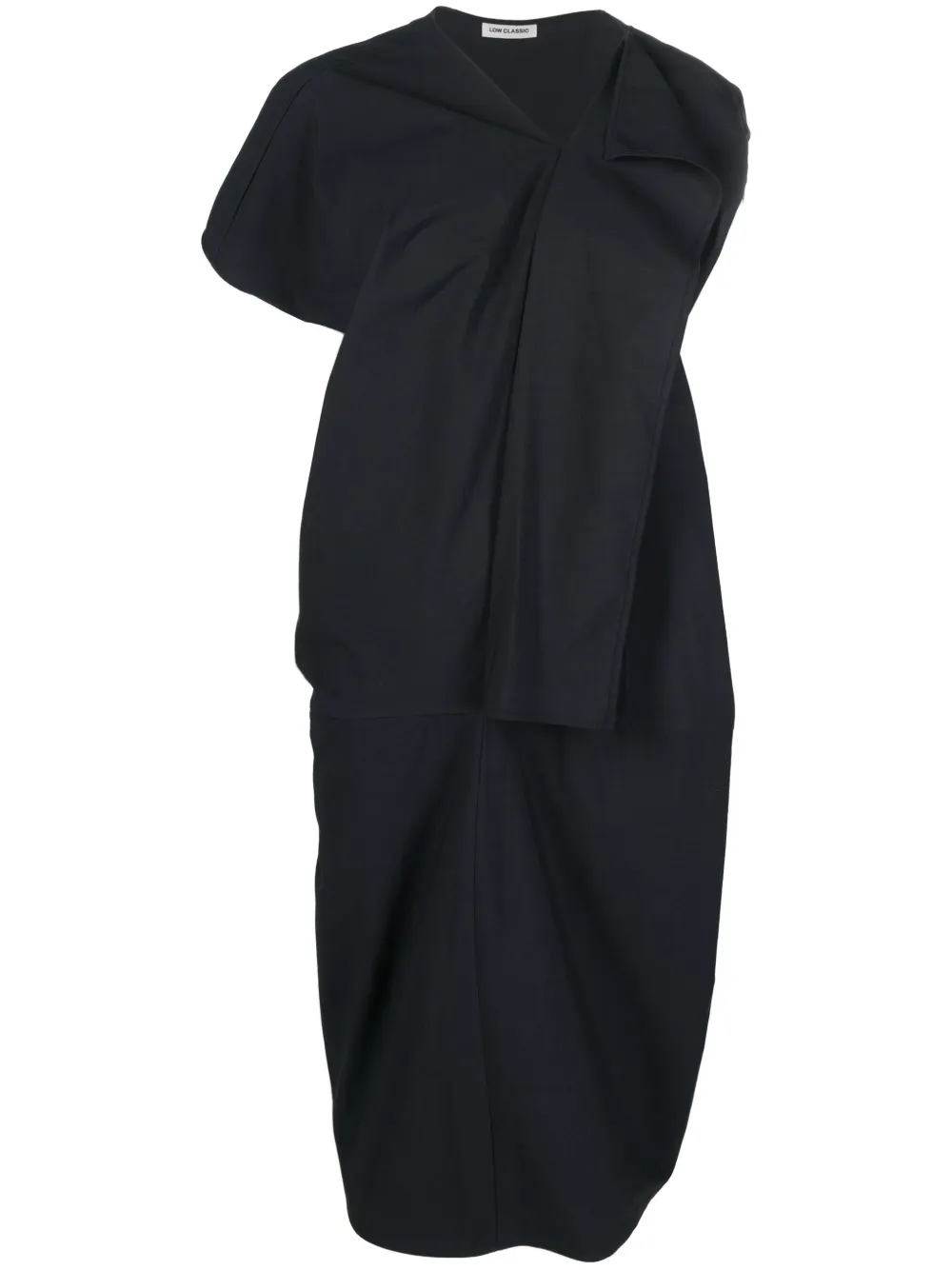 Low Classic платье миди с драпировкой