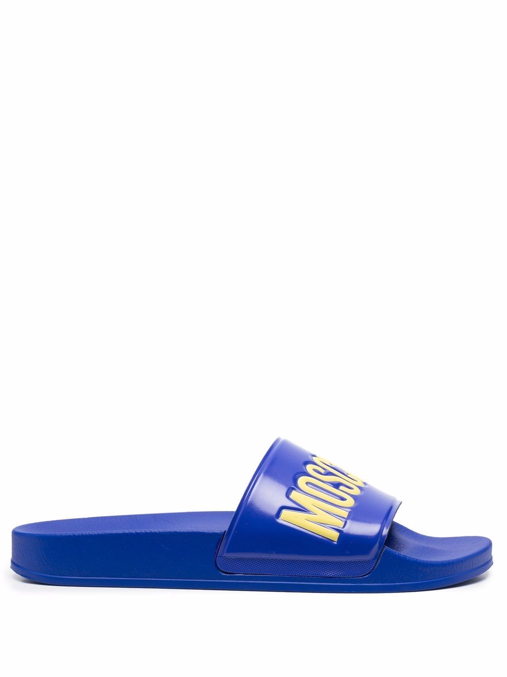 Moschino logo-debossed Pool Slides - Farfetch