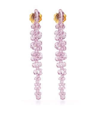 Simone Rocha Crystal Drop Earrings - Farfetch