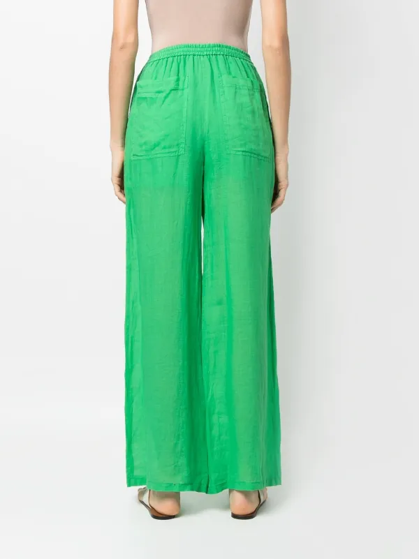Nude high-waisted Trousers - Farfetch