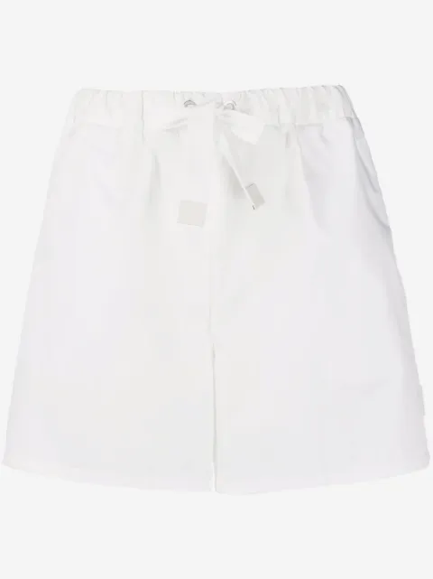 Moncler shorts con tiro alto