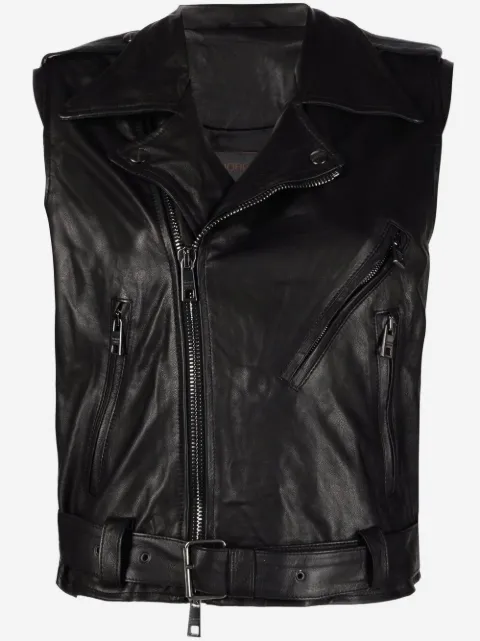 Giorgio Brato leather biker jacket