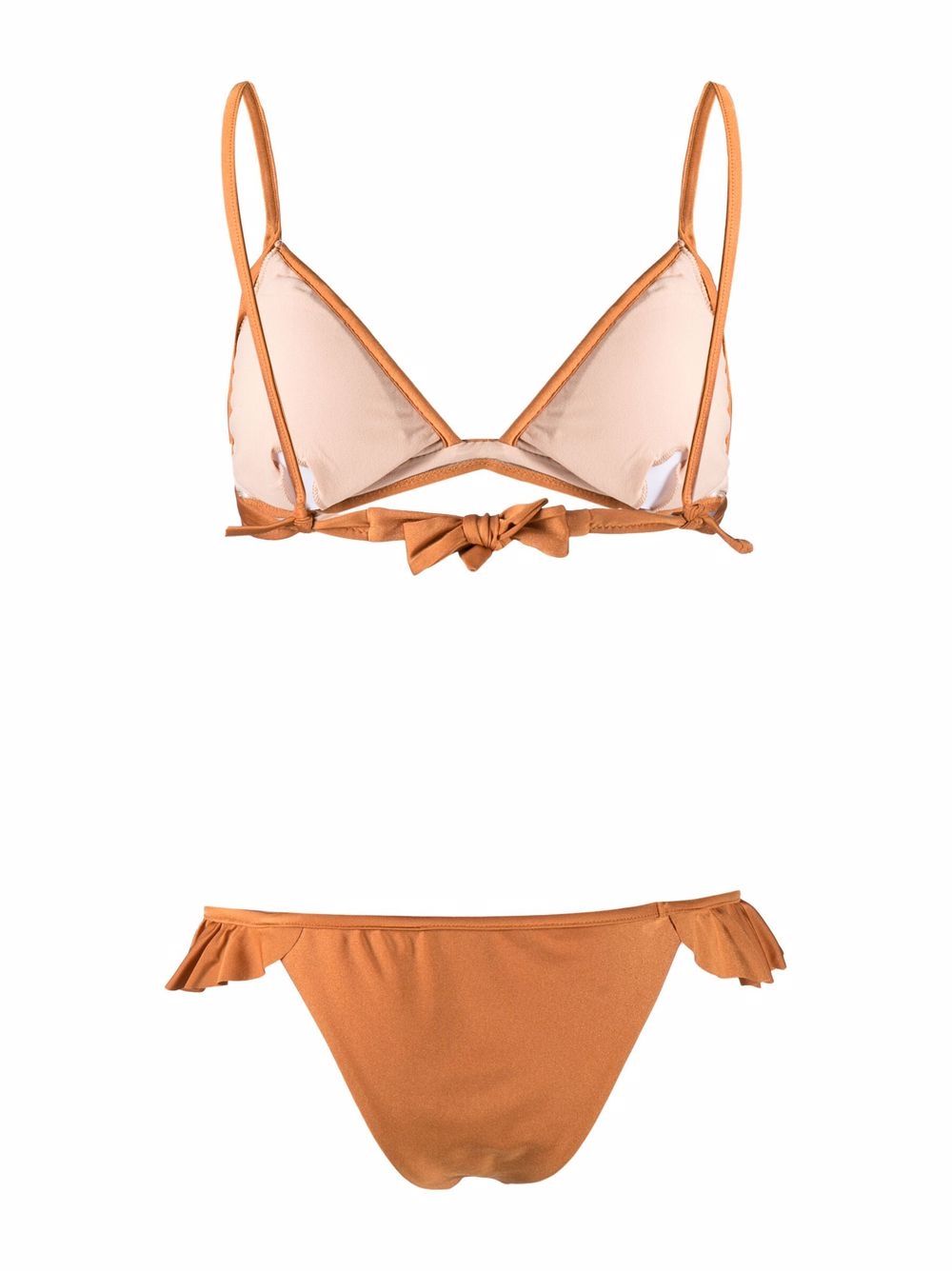 фото Antonella rizza sahara ruffle-trimmed bikini top