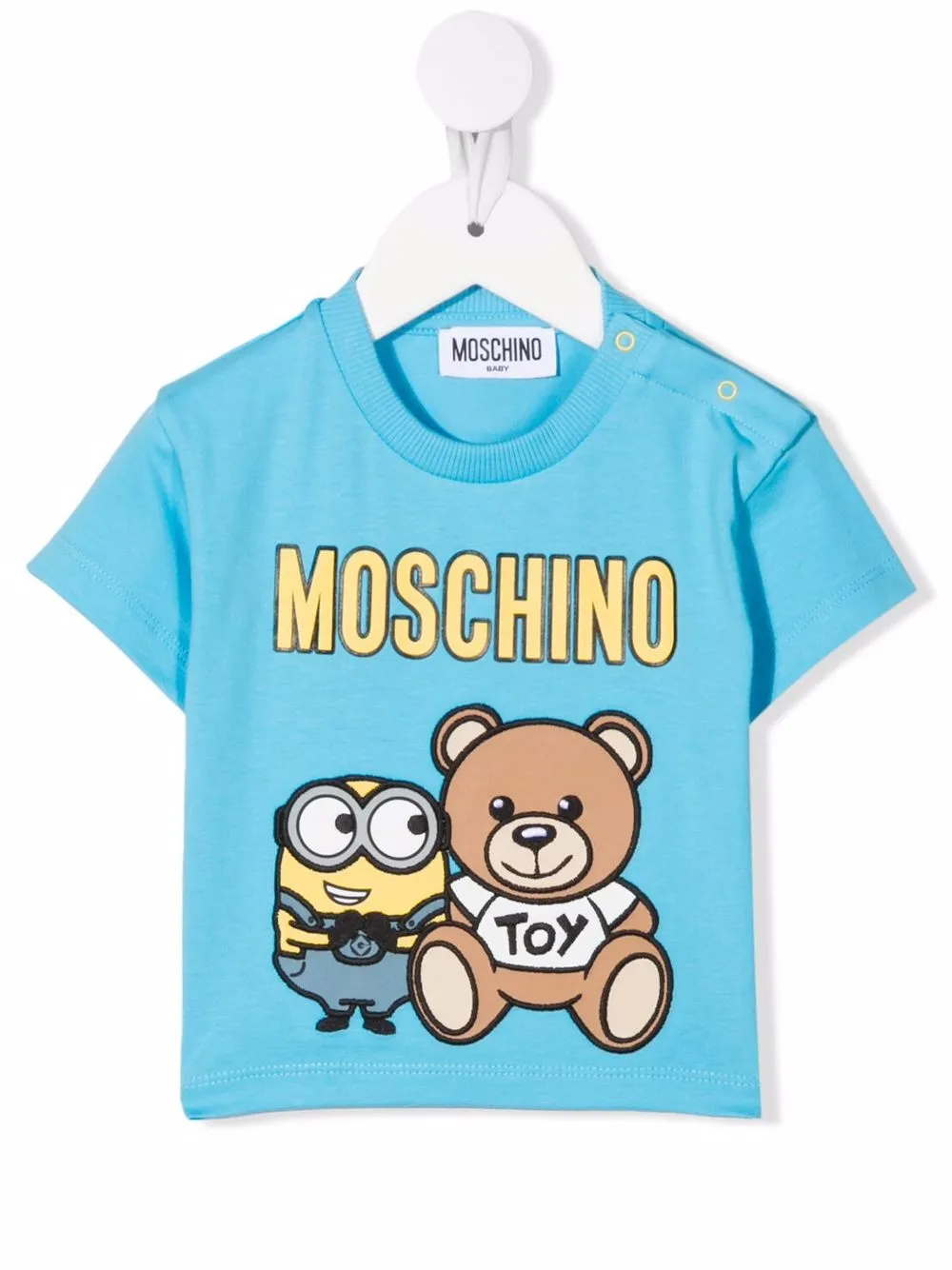 

Moschino Kids playera manga corta de Moschino Kids x Minions - Azul