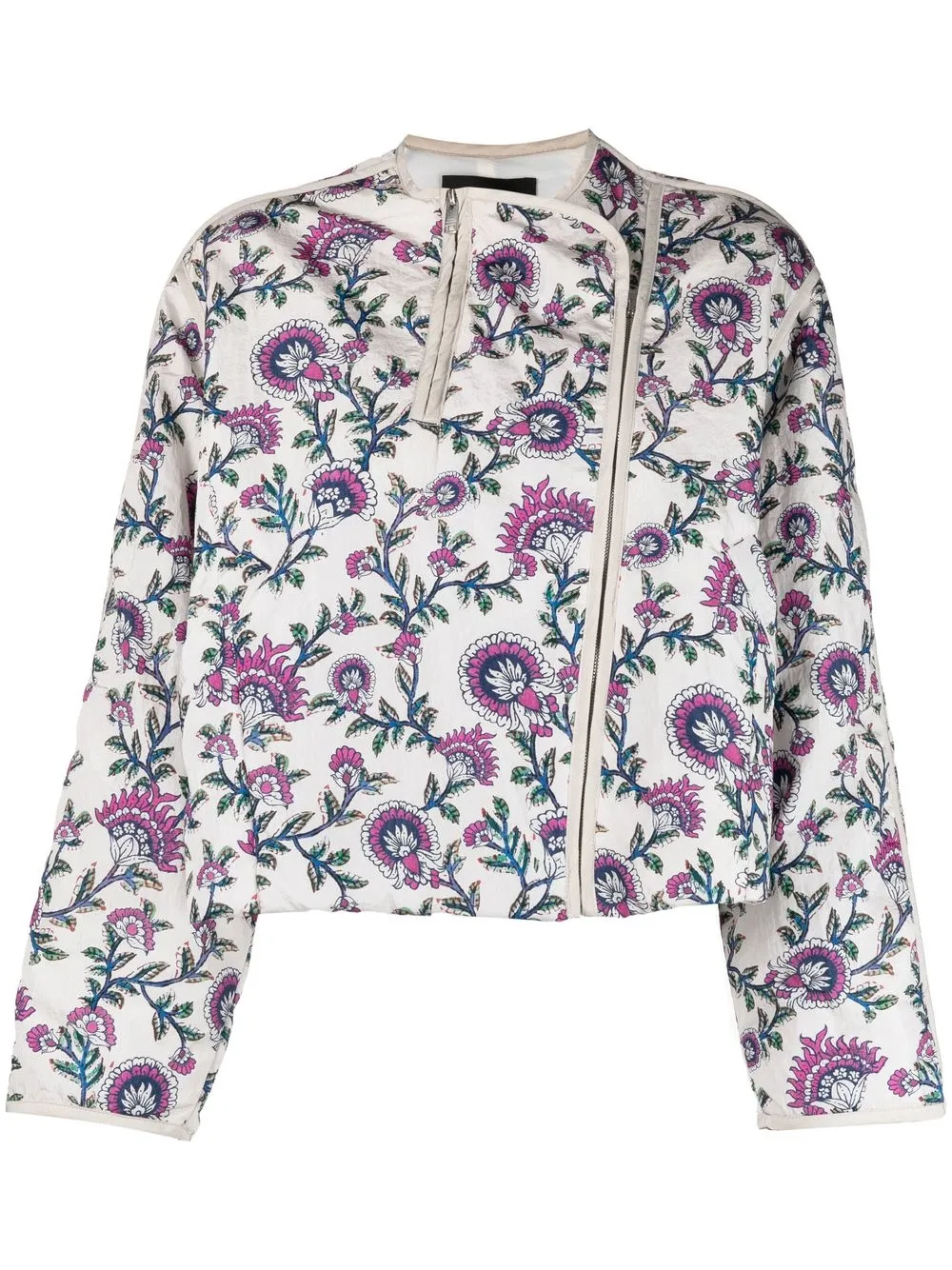 

Isabel Marant chamarra con estampado floral - Neutro