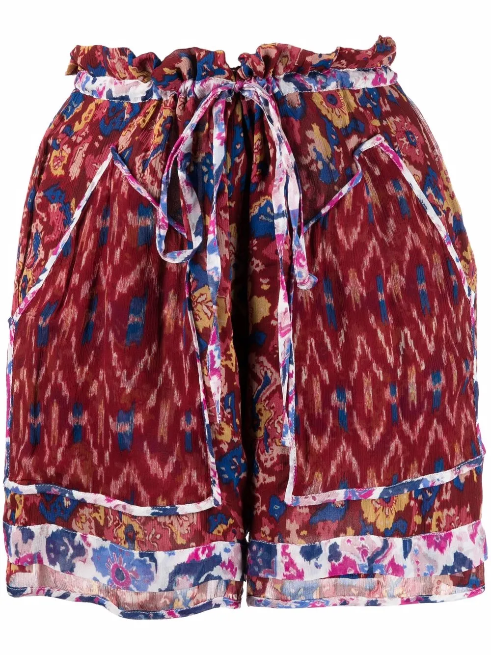 

Isabel Marant Étoile shorts con estampado abstracto - Rojo