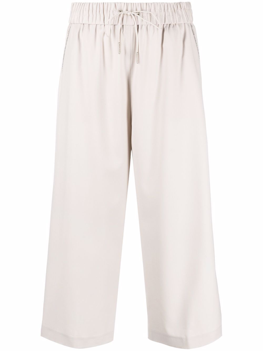 

Fabiana Filippi cropped wool-blend trousers - Neutrals