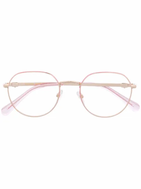 Chiara Ferragni lentes con armazón redonda