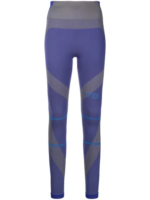 7 DAYS Active logo-print panelled tights