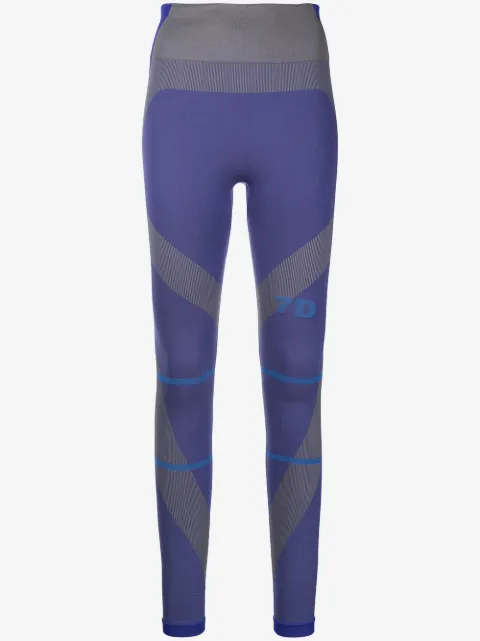 7 DAYS Active logo-print panelled tights