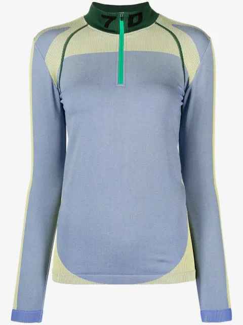 7 DAYS Active half-zip long-sleeved jumper