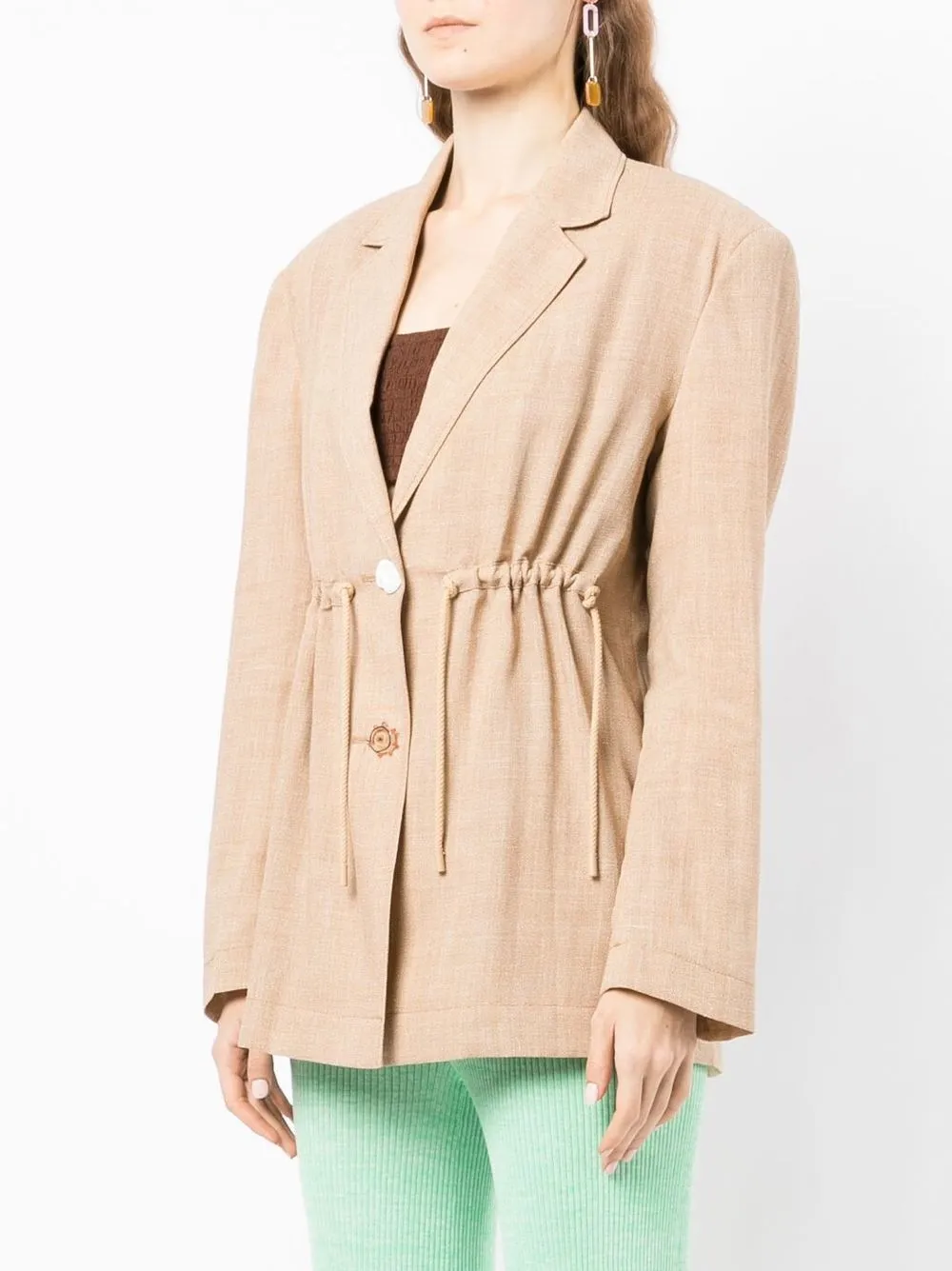 Rejina Pyo Rhys drawstring-waist Blazer 