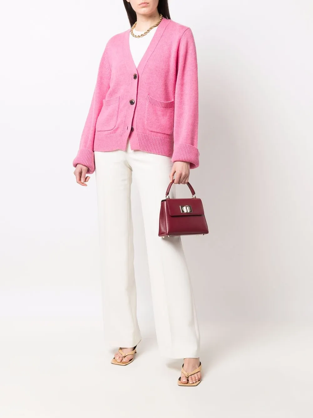 Furla Shopper met omslag - Rood