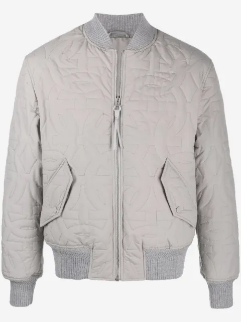 Ferragamo Gancini-logo bomber jacket