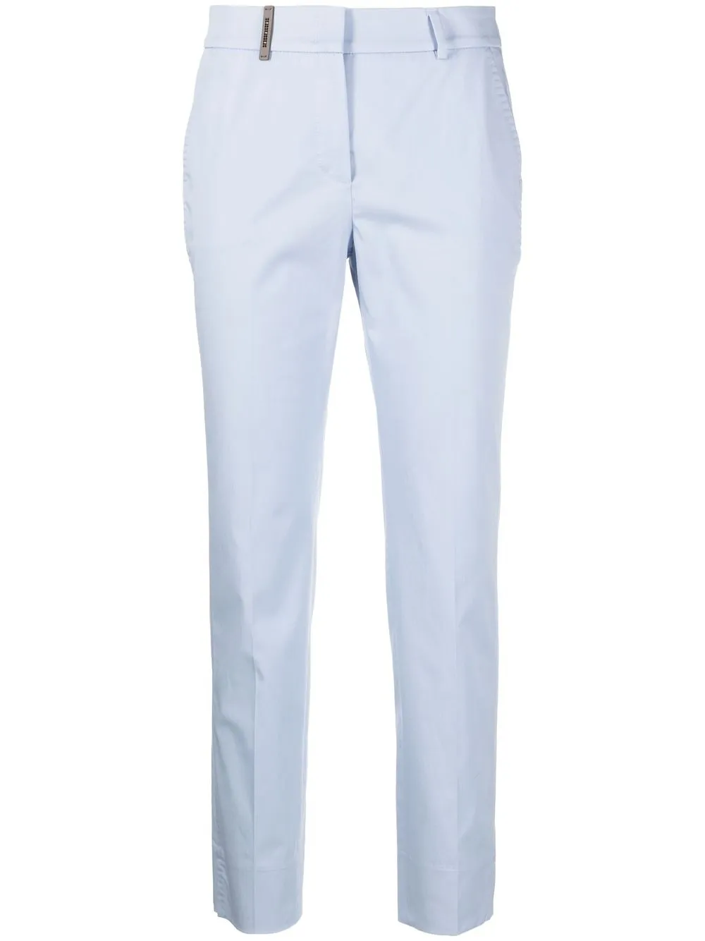 

Peserico mid-rise cropped trousers - Blue