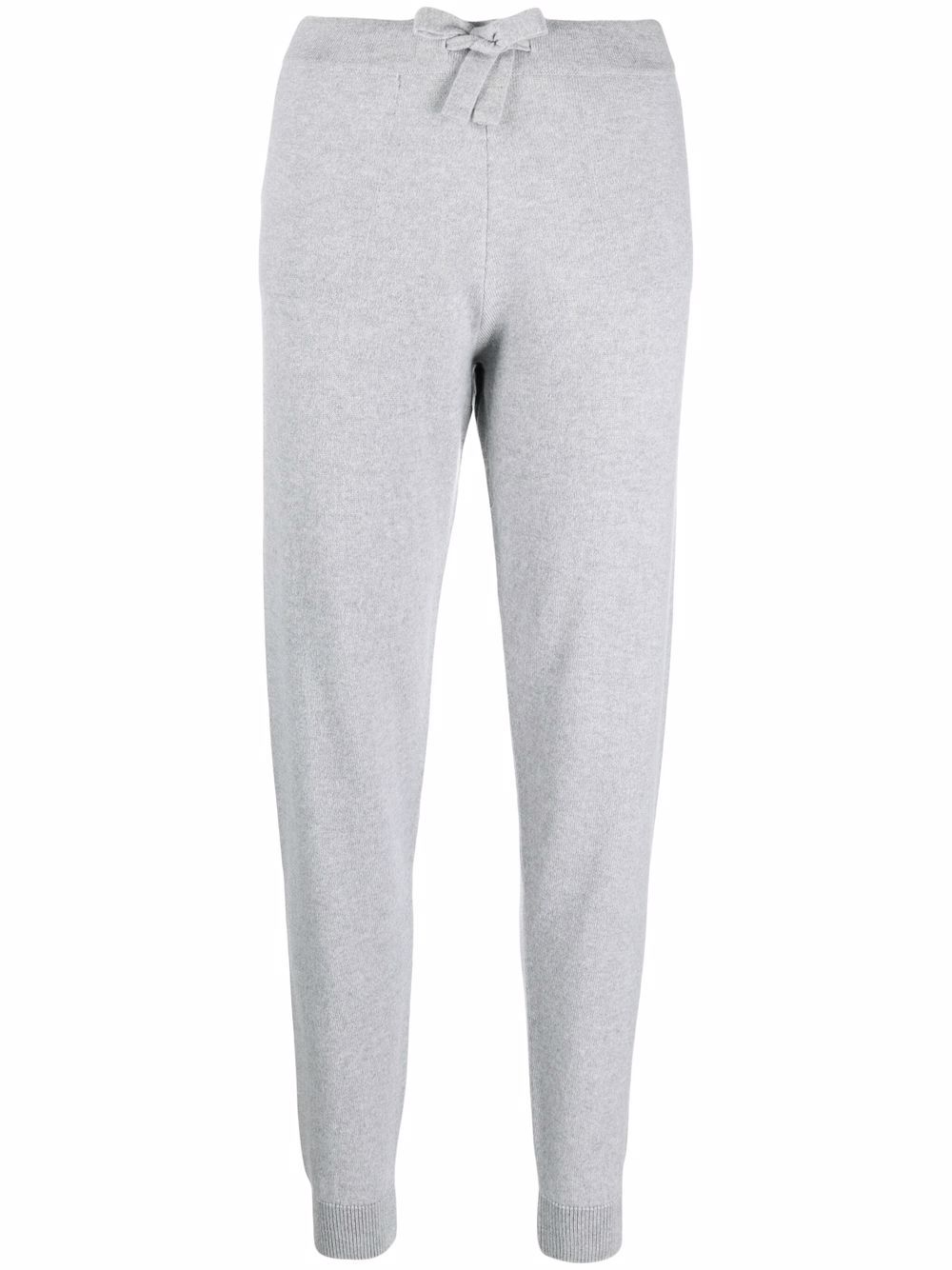 tapered-leg cashmere trousers