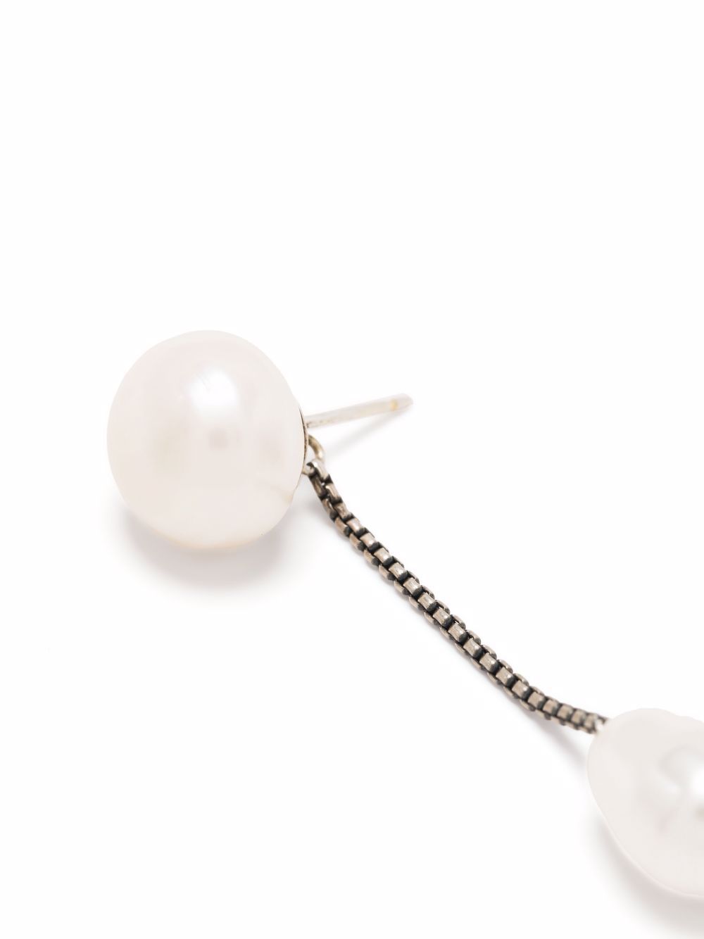 фото Sophie buhai sterling silver medium pearl drop earrings