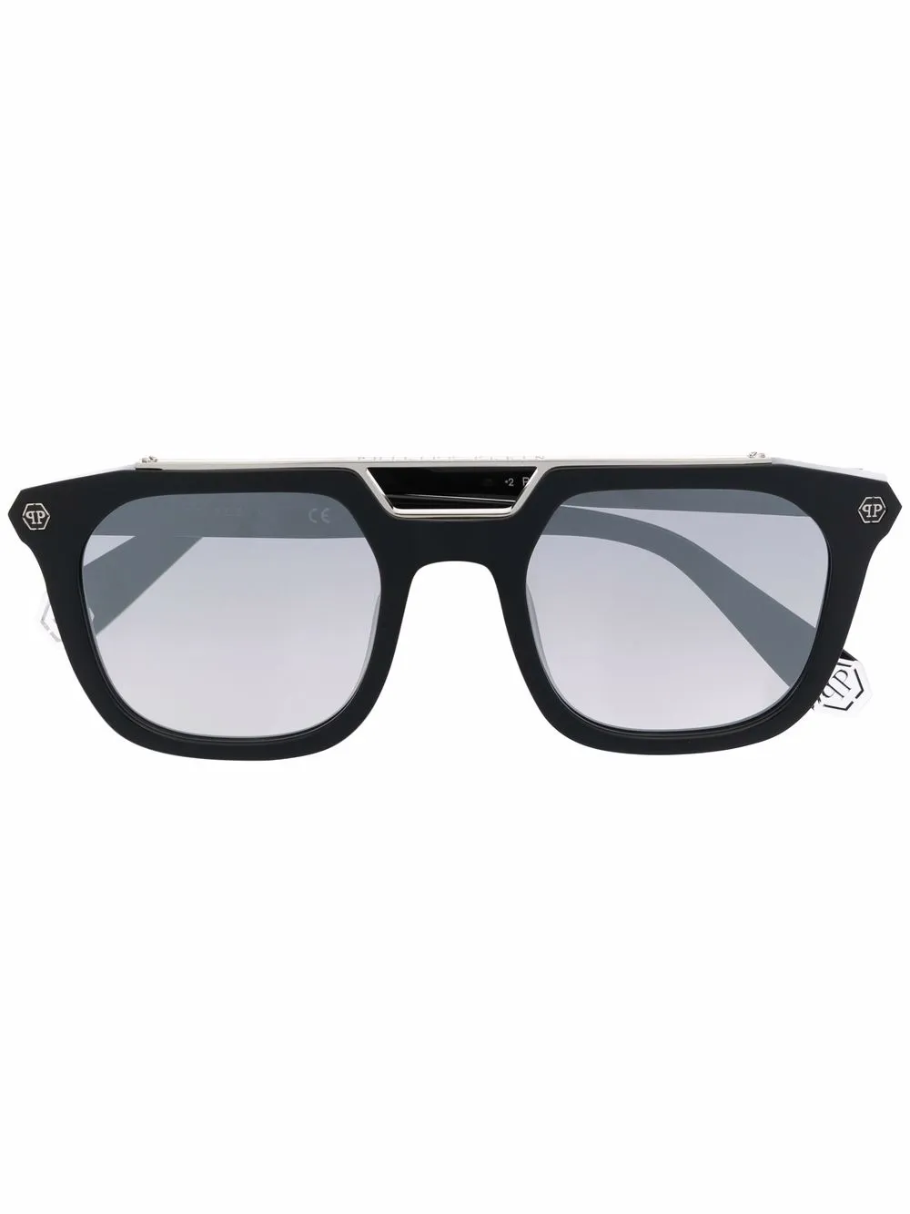 

Philipp Plein Eyewear Traveller Hexagon sunglasses - Black