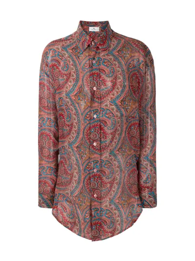 paisley-print silk shirt | ETRO 
