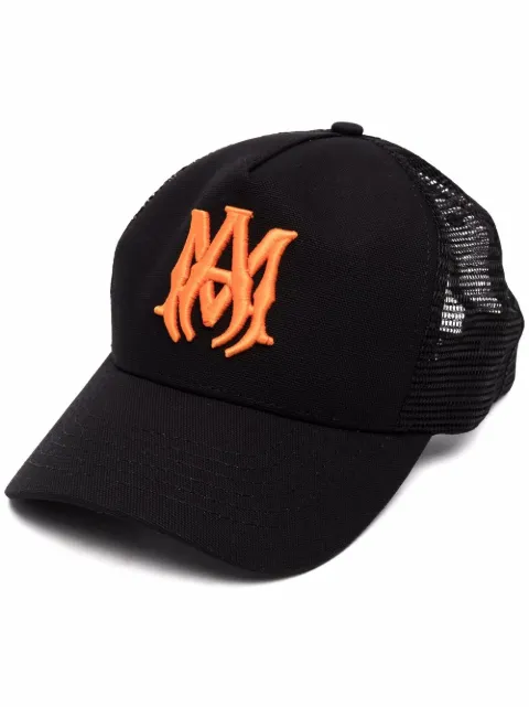 AMIRI logo-embroidered cotton cap