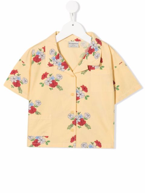 The campamento floral-print short-sleeve shirt